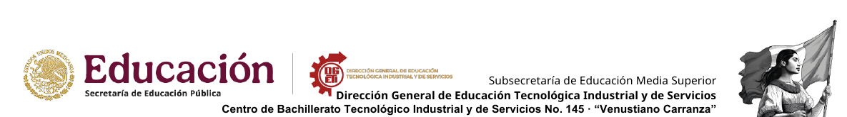 Educación, DGETI y CBTIS No. 145